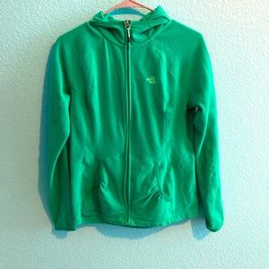 The North Face Green Zip Up